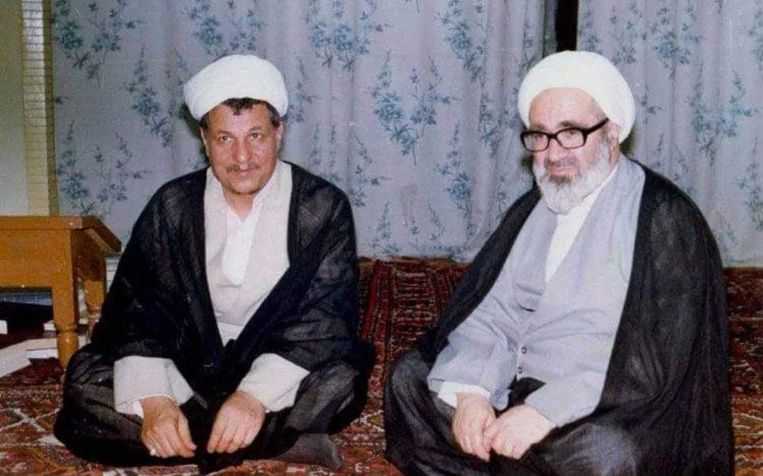 اکبر هاشمی رفسنجانی و حسینعلی منتظری
