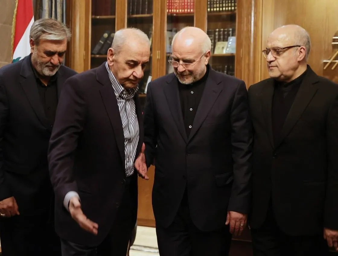 قالیباف در دیدار رئیس مجلس لبنان: تصمیم دولت لبنان برای قطع پرواز بین ایران و بیروت تحت تاثیر آمریکا است؛ این مسأله باید مرتفع شود 