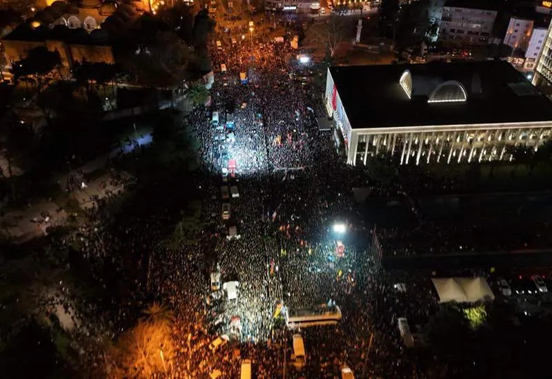  تصاویر هوایی از ترکیه که گستردگی اعتراضات علیه اردوغان را نشان می‌دهد