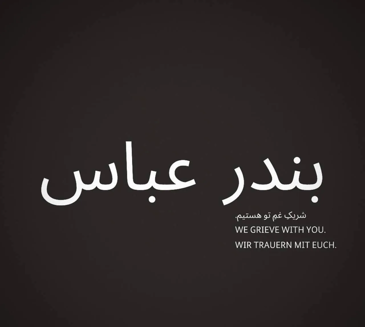  سفارت آلمان در ایران: بندرعباس؛ شریک غم تو هستیم