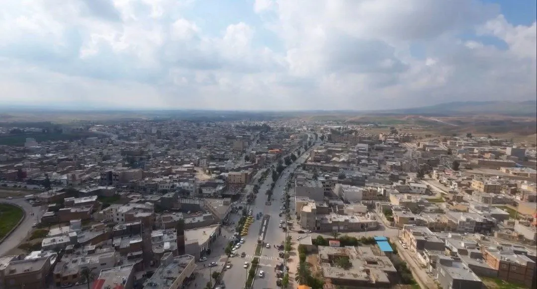  شهر قصرشیرین الان و تصویری دیگر قبل از ورود خاک