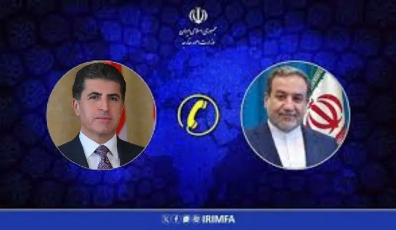 سیدعباس عراقچی وزیر امور خارجه ایران در تماس تلفنی نیچروان بارزانی رئیس منطقه کردستان عراق گفت