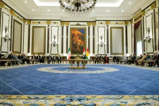 تصاویری دیده نشده از دیدار مسعود پزشکیان از اقلیم کردستان عراق