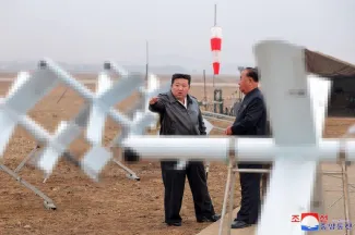 Images of drone testing in North Korea