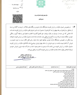 دستورالعمل ترتیبات حسابرسی پرونده مالیاتی صاحبان مشاغل نمایشگاه خودرو و مشاورین املاک