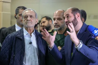  بازدید رئیس‌جمهور از دانشگاه جامع امام حسین