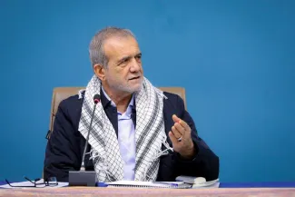 دیدار برادر دکتر مسعود پزشکیان با اعضای شورای سیاست گذاری راهیان نور