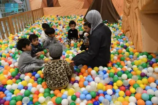 مراکز پذیرایی کودکان در مسجد نبوی