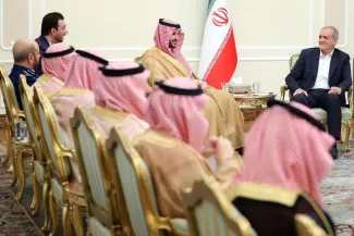  دیدار وزیر دفاع عربستان با مسعود پزشکیان رئیس‌جمهور