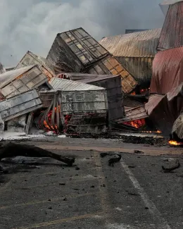  تصاویری از حادثه تلخ بندرعباس