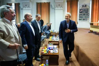  حضور و سخنرانی علی لاریجانی در مدرسه عالی شهید مطهری ۱۴ اردی‌بهشت ماه ۱۴۰۴ 