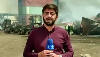  خبرنگار صداوسیما: روند عملیات لکه‌گیری شدت گرفته است 