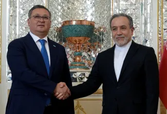  وزیر خارجهٔ قزاقستان در تهران با عراقچی دیدار و گفت‌وگو کرد.
