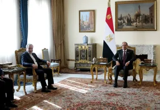  دیدار عراقچی با «عبدالفتاح سیسی» رئیس‌جمهور مصر