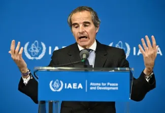 نماینده ایران در سازمان ملل به شبکه آمریکایی سی‌بی‌اس گفت: هیچگونه تهدیدی از سوی ایران، «رافائل گروسی» مدیر کل آژانس بین‌المللی انرژی اتمی را تهدید نمی‌کند