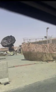  تصاویری جدید از اطراف رادار منهدم شده آمریکایی‌ها در العدید