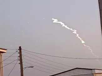  در آستانه اعلام نظر شورای امنیت مشاهده شی نورانی عجیب در آسمان چند شهر ایران