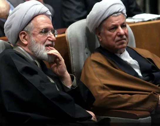 اکبر هاشمی رفسنجانی و مهدی کروبی