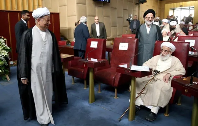 اکبر هاشمی رفسنجانی و احمد جنتی
