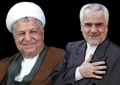 اکبر هاشمی رفسنجانی و محمدرضا رحیمی