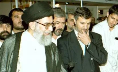سید علی خامنه‌ای و عطاءالله مهاجرانی