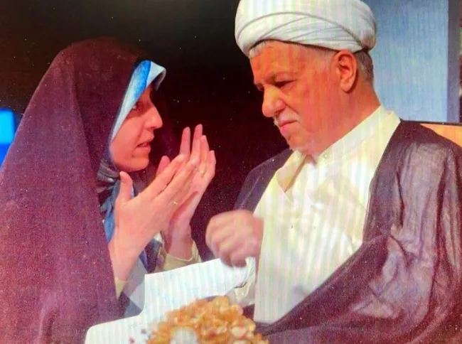 اکبر هاشمی رفسنجانی و فاطمه هاشمی