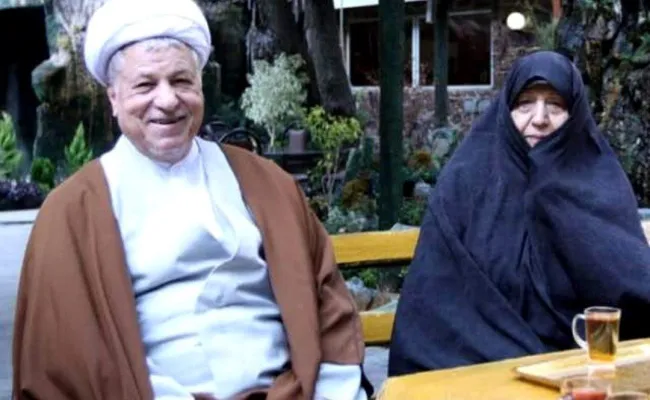 اکبر هاشمی رفسنجانی و عفت مرعشی