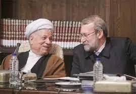 اکبر هاشمی رفسنجانی و علی لاریجانی