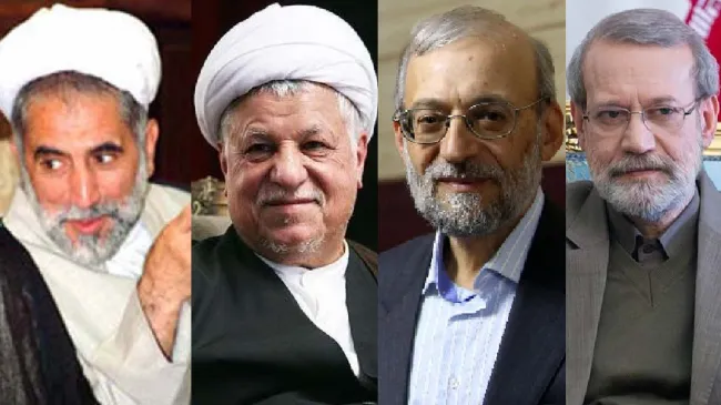 علی لاریجانی، محمدجواد لاریجانی، اکبر هاشمی رفسنجانی، هادی مروی