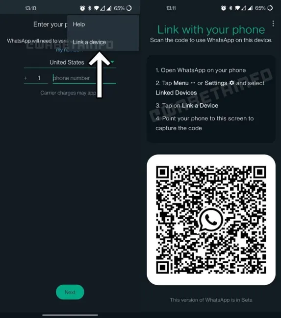واتس‌اپ بتا امکان استفاده از یک اکانت روی دو گوشی را آزمایش می‌کند