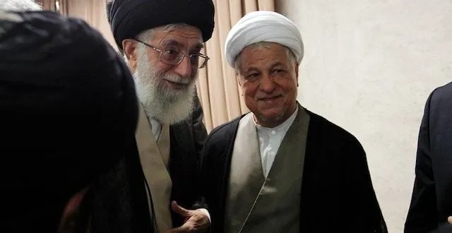 اکبر هاشمی رفسنجانی و سید علی خامنه‌ای