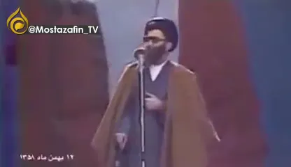 آیت‌الله خامنه‌ای در اولین سالگرد پیروزی انقلاب