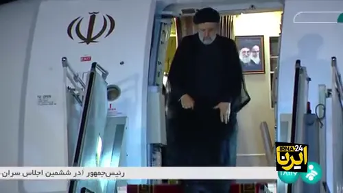مجددا محسن قمی، معاون دفتر آیت‌الله خامنه‌ای، به استقبال ابراهیم رئیسی در بازگشتش از قزاقستان رفت.