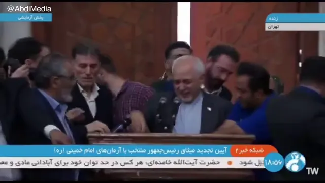 پوشش_زنده / سخنرانی کامل محمدجواد ظریف در مراسم تجدید میثاق با آرمان های بنیانگذار جمهوری اسلامی