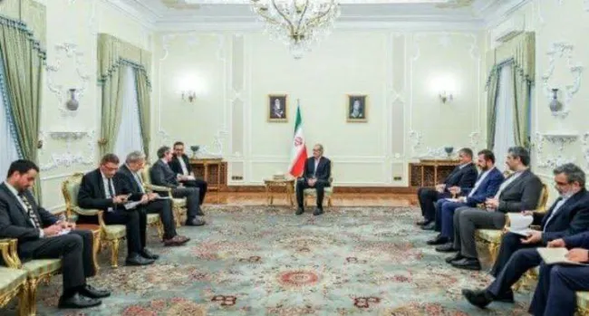 مسعود پزشکیان در دیدار با رافائل گروسی