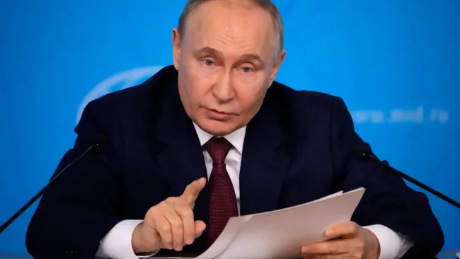 Russia's use of the new Orshnik missile system today