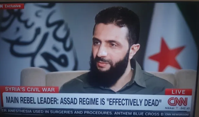جولانی در گفت‌وگو با شبکه CNN