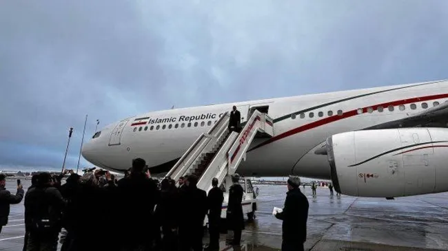  هواپیمای حامل رئیس‌جمهور ایران، دکتر مسعود پزشکیان در مسکو فرود آمد