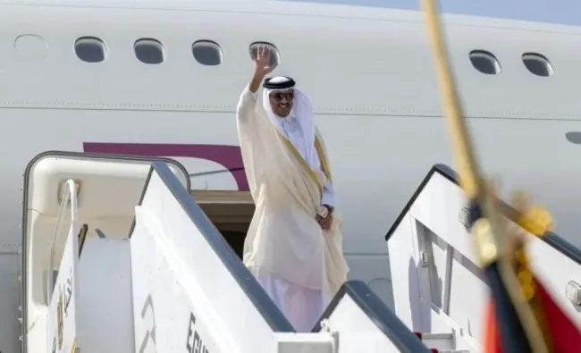 امیر قطر وارد تهران شد