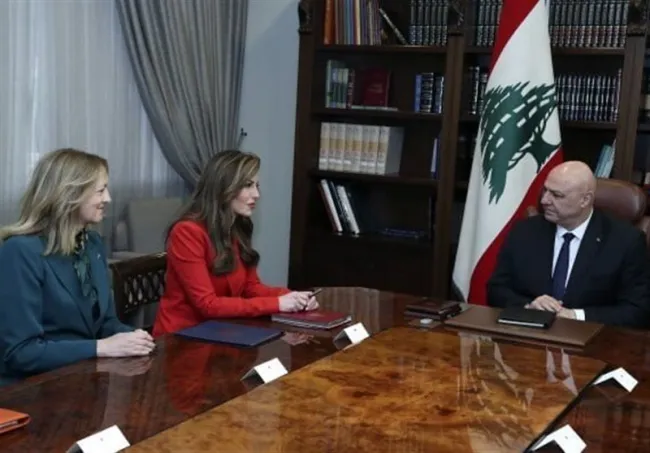  دیدار اورتگاس با جوزف عون رئیس جمهور لبنان