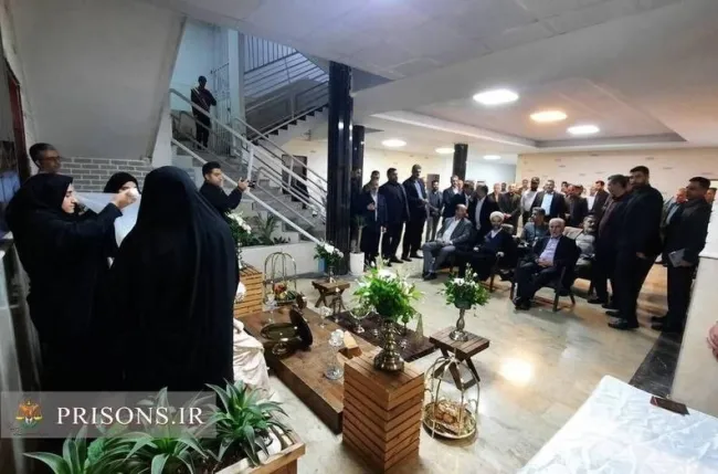  در جریان سفر استانی رئیس دستگاه قضایی به مازندران یک زندانی که پدر خانواده بود با کمک خیرین از زندان آزاد و به آغوش خانواده بازگشت