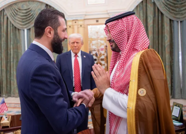  اولین قاب رسمی از ترامپ، بن سلمان و جولانی! 