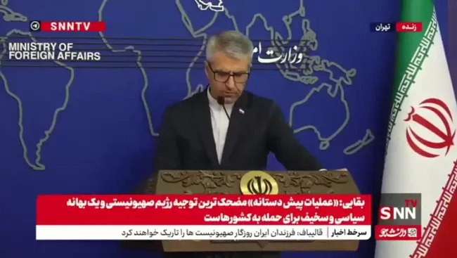پاسخ بقایی به سوال یک خبرنگار: اگر مذاکره نمی‌کردیم خود شما الان نمی‌گفتید که اگر مذاکره می‌کردیم بهانه را بر روی نتانیاهو می‌بستیم؟