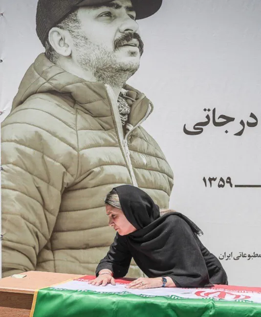  سارا طالبی‌زاده همسر ‎حمید درجاتی دوباره داغدار شد