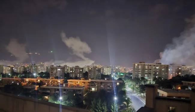  آسمان تهران، ساعتی قبل