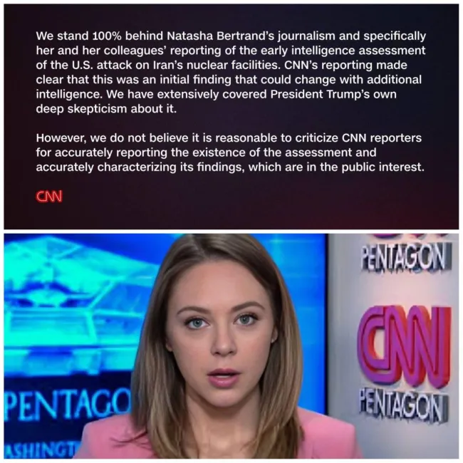 حمایت کامل سی‌ان‌ان از خبرنگار افشاکننده شکست تجاوز آمریکا به فردو