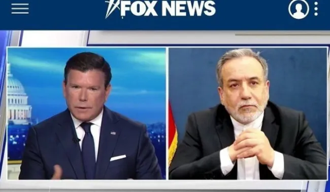  عراقچی در مصاحبه با فاکس نیوز: غنی‌سازی اورانیوم در حال حاضر به دلیل شدت خسارت به حالت تعلیق درآمده است.