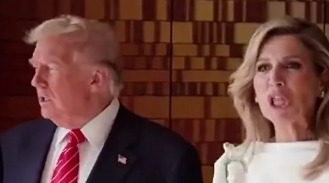  پس از آنکه ملکه هلند در جریان استقبال از دانلد ترامپ، نتوانست خود را کنترل کند و او را به سخره گرفت، در شبکه فاکس نیوز، شبکه حامی ترامپ، ملکه هلند را در یک شوخی زشت و خطرناک، تهدید به هدف قرار دادن با بمبهای سنگرشکن کردند!