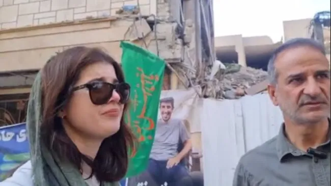  گریه خبرنگار آمریکایی بعد از دیدن منزل یکی از شهدای هسته ای ایران