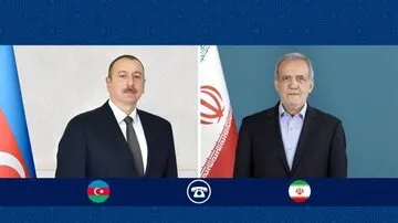 پزشکیان در گفتگوی تلفنی با الهام علی‌اف رئیس جمهوری آذربایجان: خواستار بررسی و راستی‌آزمایی برخی اخبار درباره تعرض پهپادها و ریزپرنده‌های رژیم صهیونیستی به آسمان ایران، از طریق فضای سرزمینی جمهوری آذربایجان هستم.